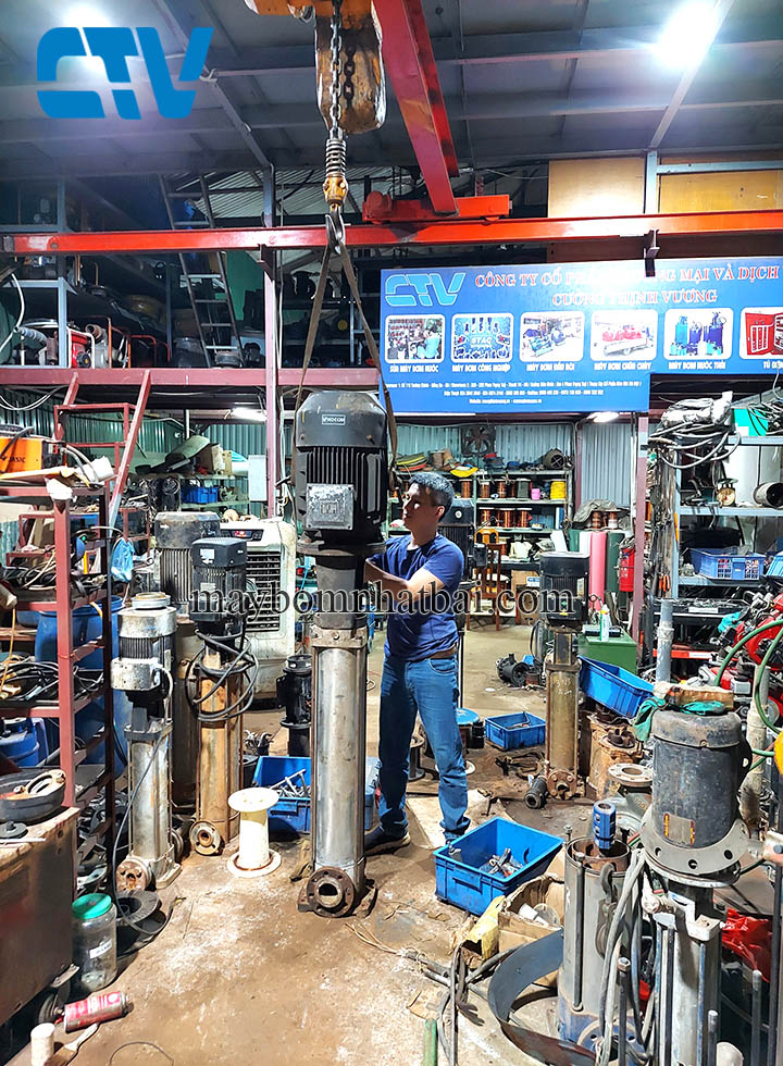 Sửa chữa máy bơm trục đứng uy tín, giá tốt